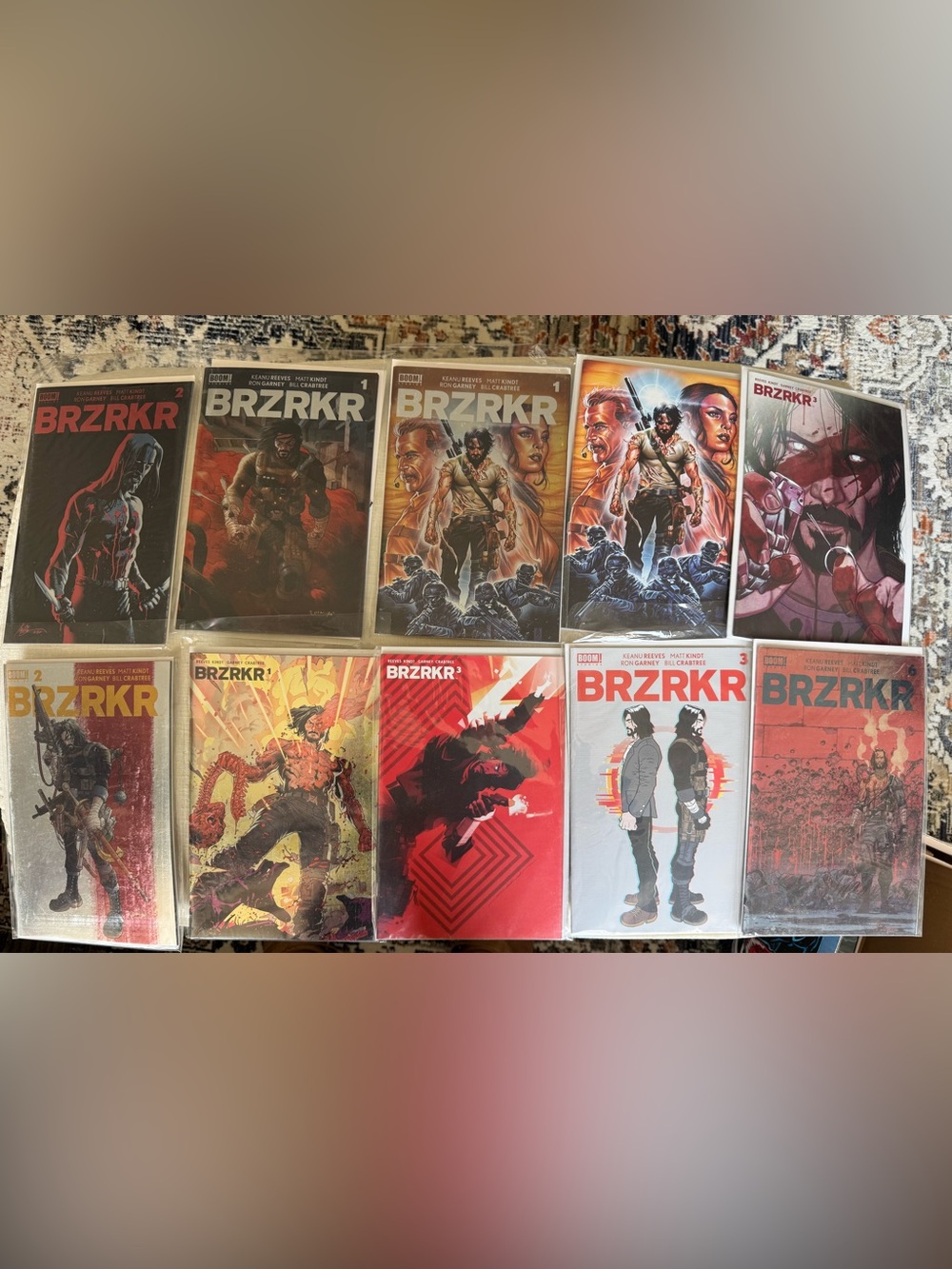 BRZRKR Comic Lot - Keanu Reeves